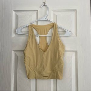 Whitney Simmons x Gymshark Yellow Sports Bra Tank